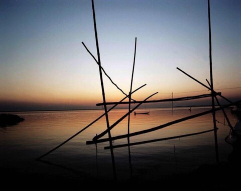 Sunset at Kamalabari Ghat