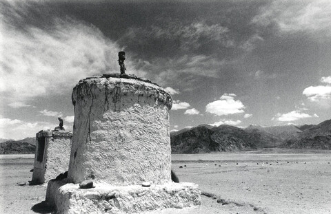 Buddhist Chorten, Ladakh Mehraab Exhibition, Gurgaon. April 2005