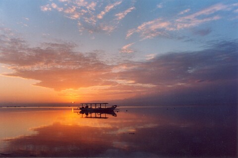 Sunrise ar Sanur, Bali Mehraab Exhibition, Gurgaon. April 2005