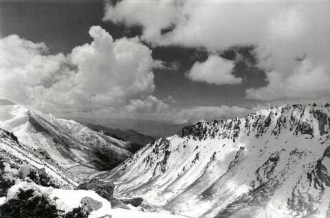 VIew from Khardungla pass, Ladakh Mehraab Exhibition, Gurgaon. April 2005