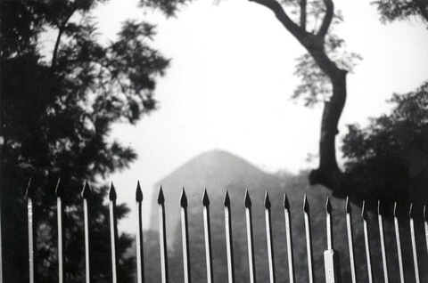View of Dharmekh Supa, Sarnath Mehraab Exhibition, Gurgaon. April 2005
