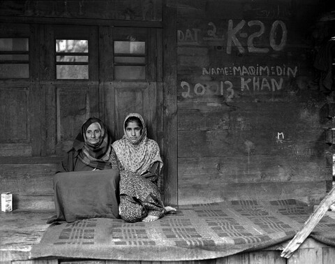 Kakarpati Devar village grandmother and granddaughter Lolab Valley, Kashmir. May 2016
