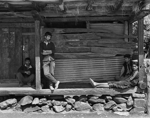 Shalpora street scene Lolab Valley, Kashmir. May 2016