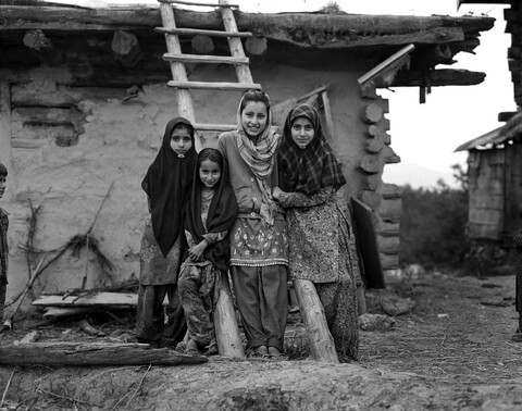 Kashira Bala 4 sisters Lolab Valley, Kashmir. May 2016