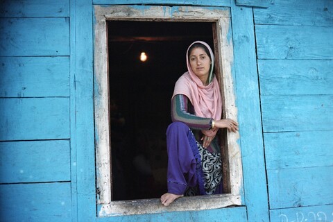 Lady in Window Lolab Valley, Kashmir. May 2016