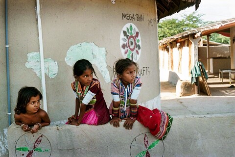 Hodka Children Kutch, Gujarat. October 2016