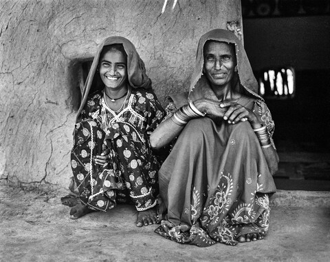 Zararwadi Mother and Daughter Kutch, Gujarat. October 2016