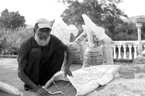 Nooru with Bajra Mangar, Haryana. July 2017