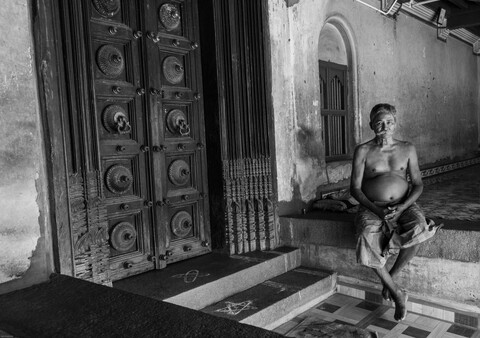Puduvayal Moustache Chettinad, Tamil Nadu. January 2019