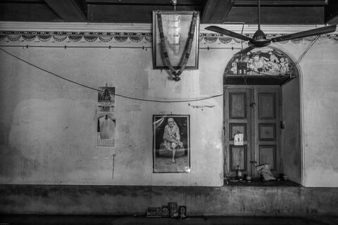 Kanadukathan Wall Chettinad, Tamil Nadu. January 2019