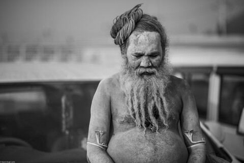 Kumbh Sadhu Content Sangam, Uttar Pradesh. February 2019
