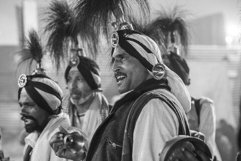 Kumbh Folk Singers Kurukshetra Sangam, Uttar Pradesh. February 2019