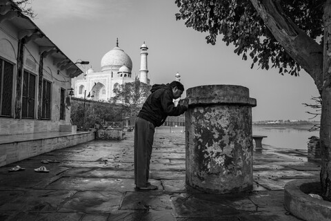 At the temple Agra, Uttar Pradesh. March 2020