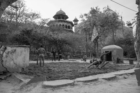 Akhara IV Agra, Uttar Pradesh. March 2020