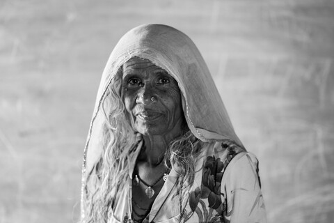 Sonaram's Wife Siyana, Rajasthan. February 2021
