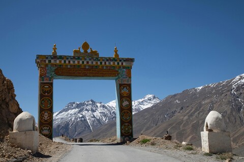 Key Gompa gateway A Great Stillness. Spiti, Himachal Pradesh. May 2022
