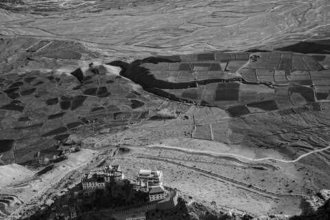 Key Gompa, viewed from Gette Chorten A Great Stillness. Spiti, Himachal Pradesh. May 2022