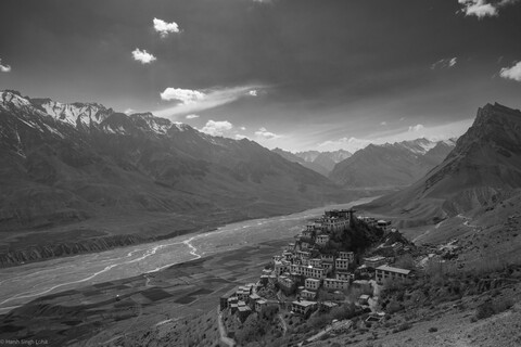 Key Gompa view A Great Stillness. Spiti, Himachal Pradesh. May 2022