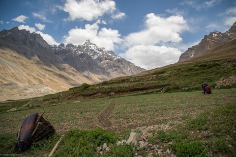 Sangnam Village at Pin Valley A Great Stillness. Spiti, Himachal Pradesh. May 2022