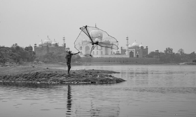 In the Shadow of the Taj, Agra,  March 2020